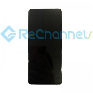For Samsung Galaxy S21 Ultra 5G LCD Screen and Digitizer Assembly with Frame Replacement - Silver - Grade S+