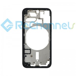 For Apple iPhone 12 Mini Middle Frame(USA Version) Replacement - Black - Grade S+