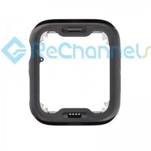For Apple Watch Series 6 44mm Middle Frame Replacement - Black - Grade S+