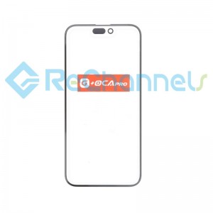 For iPhone 15 Pro Max G+OCA Pro Glass Lens + OCA Replacement - Grade S+