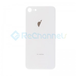 For Apple iPhone 8 Battery Door Replacement - Silver - Grade S