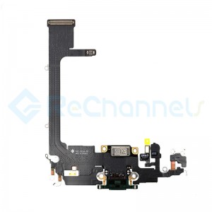 For Apple iPhone 11 Pro Charging Port Flex Cable Replacement - Midnight Green - Grade S+