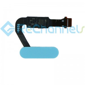 For Huawei Nova 2S Fingerprint Sensor Flex Cable Replacement - Light Blue - Grade S+