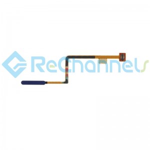 For Xiaomi Redmi Note 9 Pro 5G Fingerprint Sensor Flex Cable Replacement - Blue - Grade S+