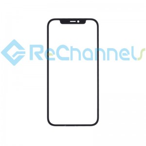 For Apple iPhone 13 Mini 5.4" Glass Lens + OCA Replacement - Black - Grade S