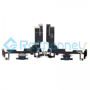 For Apple iPhone 14 Charging Port Flex Cable Replacement - Midnight - Grade S+