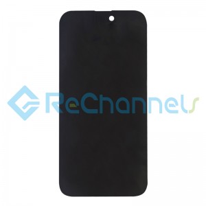 For Apple iPhone 14 Pro Max LCD Screen and Digitizer Assembly with Frame Replacement - Black - Grade S+