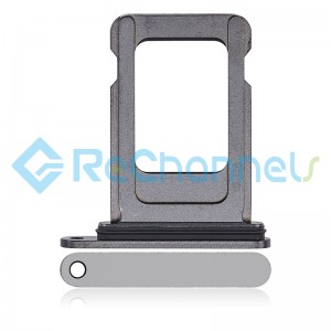 For Apple iPhone 14 Pro/14 Pro Max SIM Card Tray Replacement (Single SIM) - Black - Grade S+