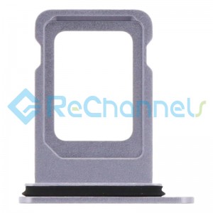 For Apple iPhone 14 SIM Card Tray Replacement (Dual SIM) - Purple - Grade S+