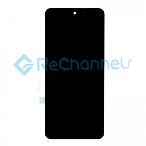 For Xiaomi Redmi Note 9S\Note 9 Pro LCD Screen and Digitizer Assembly with Front Housing Replacement - Gray - Grade S