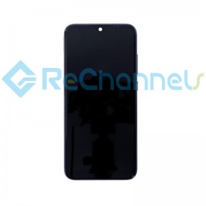 For Xiaomi Redmi Note 8T LCD Screen and Digitizer Assembly with Front Housing Replacement - Moonshadow Grey - Grade S+  