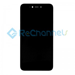 For Xiaomi Redmi Note 5A LCD Screen and Digitizer Assembly with Front Housing Standard Version Replacement - Black - Grade R