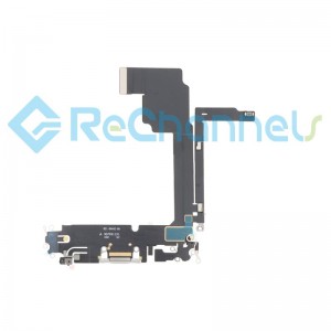 For iPhone 15 Pro Max Charging Port Flex Cable Replacement - Blue Titanium - Grade S+