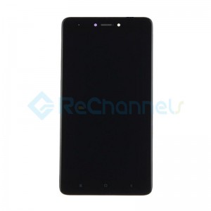 For Xiaomi Redmi Note 4X LCD Screen and Digitizer Assembly with Front Housing Replacement - Black - Grade S+