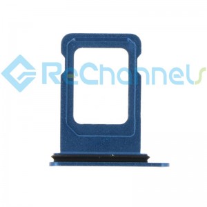 For Apple iPhone 13 6.1" SIM Card Tray Dual Card Version Replacement - Blue - Grade S+