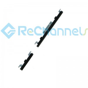 For Huawei P30 Pro Side Keys Replacement - Black - Grade S+