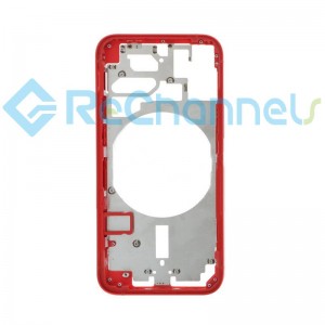 For Apple iPhone 12 Mini Middle Frame(USA Version) Replacement - Red - Grade S+