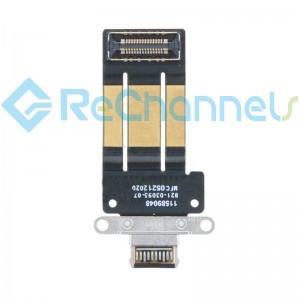 For iPad Pro 12.9 2021/Pro 11 2021 3rd Charging Port Flex Cable Replacement - White - Grade S+