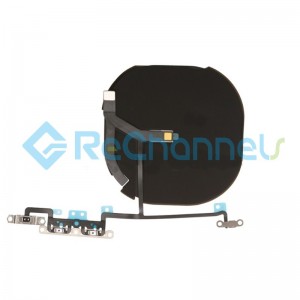For Apple iPhone XS Max Wireless Charger with Volume Button Flex Cable Ribbon Replacement - Grade S+