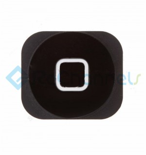 For Apple iPhone 5 Home Button Replacement - Black - Grade S+