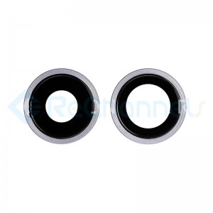 For Apple iPhone 11 Rear Camera Lens with Bezel Replacement - Purple - Grade S+