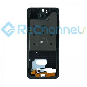 For Samsung Galaxy S20+/S20+ 5G Front Housing Replacement - Black - Grade S+