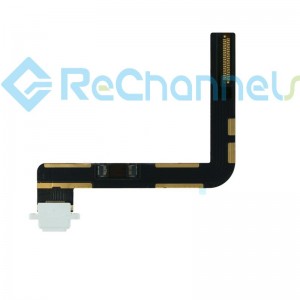 For iPad 10.2/10.2 2020 Charging Port Flex Cable Replacement - White - Grade R