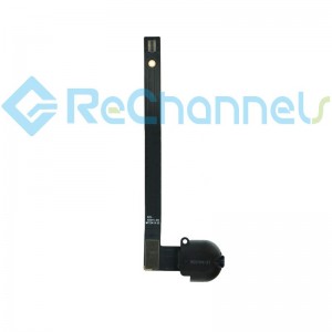 For iPad 10.2 Headphone Jack Flex Cable WiFi Version Replacement - Black - Grade S+