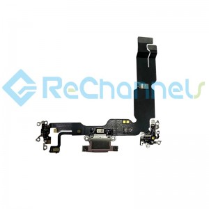 For iPhone 15 Plus Charging Port Flex Cable Replacement - Yellow - Grade S+
