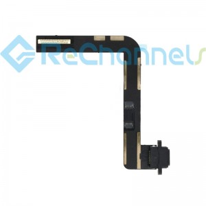 For iPad 10.2/10.2 2020 Charging Port Flex Cable Replacement - Black - Grade R