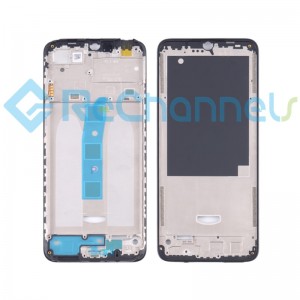 For Xiaomi Redmi 10C Front Housing Replacement - Black - Grade S+