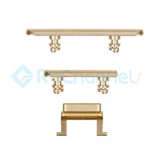 For Apple iPhone XR Side Buttons Set Replacement - Yellow- Grade S+