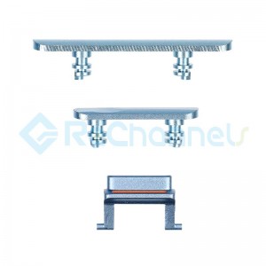 For Apple iPhone XR Side Buttons Set Replacement - Blue- Grade S+