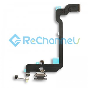For Apple iPhone XS Charging Port Flex Cable Ribbon Replacement - Spacy Gray - Grade S+