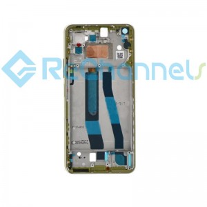 For Xiaomi Mi 11 Lite 5G Front Housing Replacement - Yellow - Grade S+