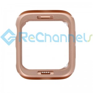 For Apple Watch SE 44mm Middle Frame Replacement - Gold - Grade S+