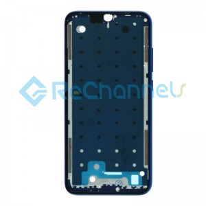 For Xiaomi Redmi Note 8 Front Housing Replacement - Blue - Grade S+