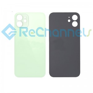 For iPhone 12 Mini Battery Door Replacement(Bigger Camera Hole) - Green - Grade R