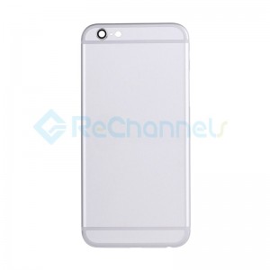 For Apple iPhone 6S Battery Door Replacement - Silver - Grade S