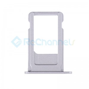 For Apple iPhone 6S SIM Card Tray Replacement - Silver - Grade S+