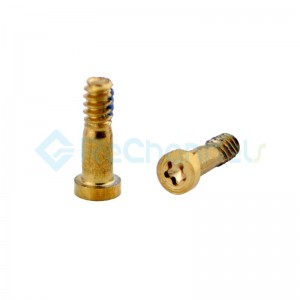 For Apple iPhone 6/6 Plus/6S/6S Plus Bottom Screw Set Replacement - Gold - Grade S+