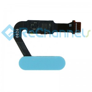 For Huawei Honor View 10 Fingerprint Sensor Flex Cable Replacement - Light Blue - Grade S+