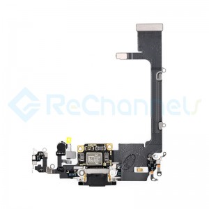 For Apple iPhone 11 Pro Charging Port Flex Cable Replacement - Space Gray - Grade S+