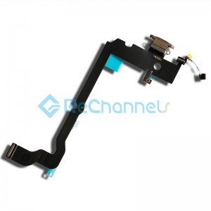For Apple iPhone XS Max Charging Port Flex Cable Ribbon Replacement - Gold - Grade S+