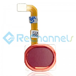 For Samsung Galaxy A20s SM-A207 Fingerprint Sensor Flex Cable Replacement - Red - Grade S+