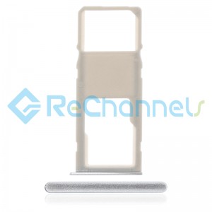 For Samsung Galaxy A21 SM-A215 SIM Card Tray Replacement (Single SIM) - White - Grade S+