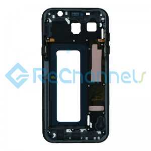 For Samsung Galaxy A7 2017 SM-A720 Front Housing Replacement - Black - Grade S+