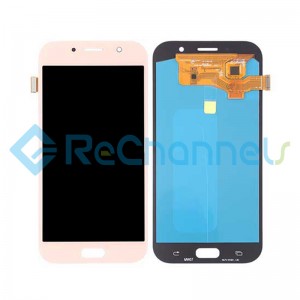 For Samsung Galaxy A7 2017 SM-A720 LCD Screen and Digitizer Assembly Replacement - Pink - Grade S+