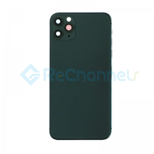 For Apple iPhone 11 Pro Max Rear Housing with Battery Door Replacement - Midnight Green - Grade S+