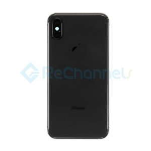 For Apple iPhone XS Rear Housing with Battery Door Replacement - Space Gray - Grade R